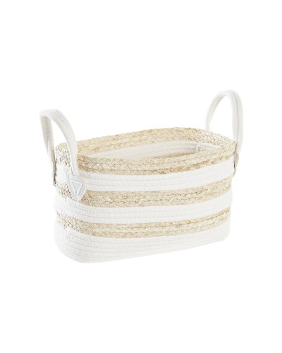 Panier de rangement DKD Home Decor en fibre naturelle, 33 x 16 x 19 cm
