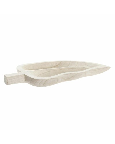 Centrotavola Boho DKD Home Decor - Foglia di Pianta Naturale Marrone - 30 x 40 cm - Dimensioni compatte