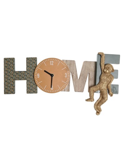 Väggdekoration DKD Home Decor Gul Grön Tropiskt 42 x 5 x 22 cm