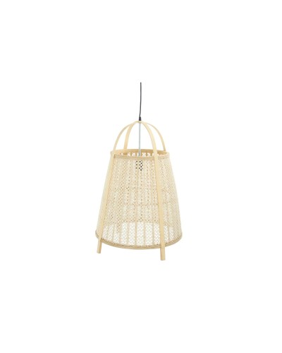 Taklampa DKD Home Decor 47 x 47 x 64 cm Naturell Kräm 50 W