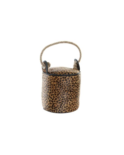 Fermaporta DKD Home Decor Leopardo, 19 x 19 x 19 cm Accessorio decorativo e funzionale
