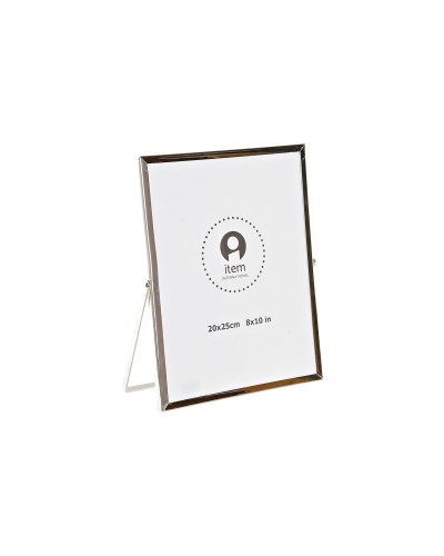 Porte-photos en Métal Argenté DKD Home Decor (21 x 2 x 26 cm)
