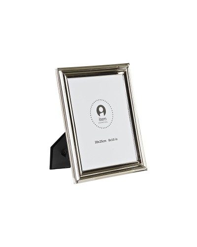 DKD Home Decor Photo Frame: Silver Metal, 25 x 30 cm, Traditional Style
