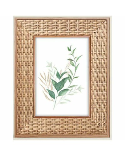 Fotolijsten DKD Home Decor Natuurlijk Hout Hout MDF 26,5 x 2,5 x 32 cm