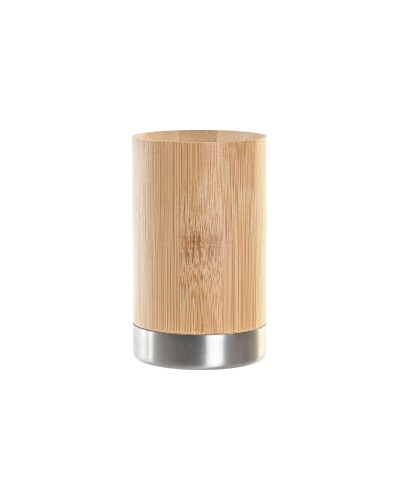 Tandenborstelhouder DKD Home Decor Natuurlijk Bamboe Polypropyleen 7 x 7 x 11 cm