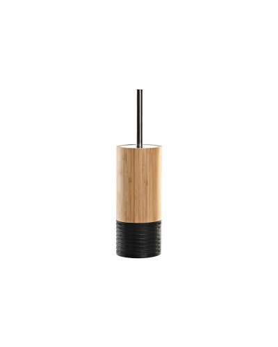 Bamboo Toilet Brush DKD Home Decor | Natural Black | 10 x 10 x 36.8 cm
