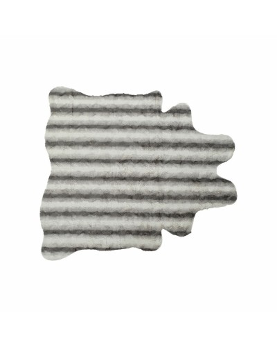 DKD Home Decor Rug 160x150 cm Grey Polyester Soft and Comfortable
