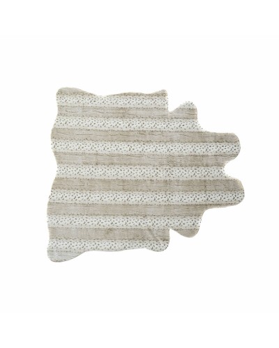 DKD Home Decor Teppich: Beige Polyester 160x150 cm, Perfekt für Komfort und Stil
