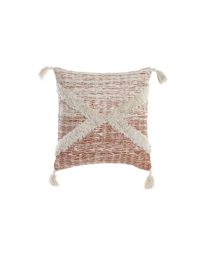 Kudde DKD Home Decor Beige Orange 45 x 10 x 45 cm Frans
