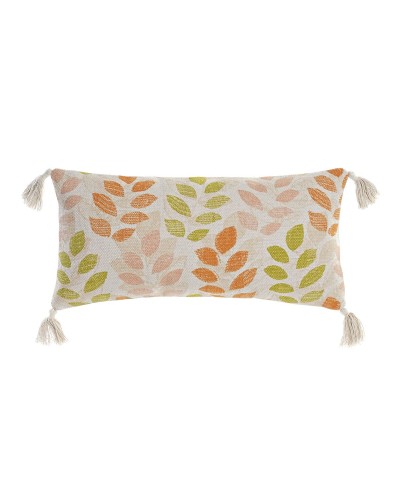 Decorative Cushion DKD Home Decor 60x10x30 cm, Beige Multicolor with Floral Pattern
