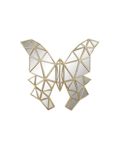 Estatua Mariposa DKD Home Decor Dorada, 29,5 x 4 x 28,5 cm, Decoración Hogar
