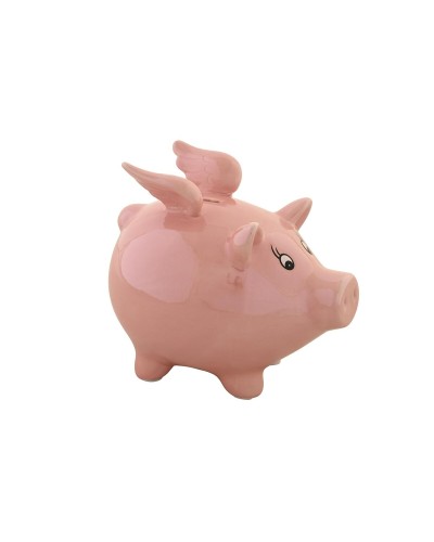 Irisierendes Sparschwein DKD Home Decor, Ideal für Kinder, 16,5 x 11,5 x 15 cm
