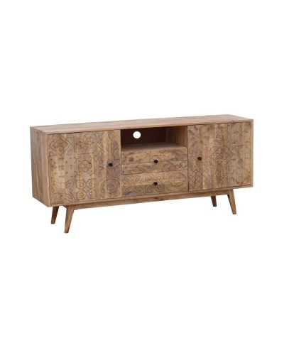 TV-möbler DKD Home Decor Multicolour Naturell Mangoträ 155 x 40 x 70 cm