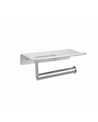 Portarotolo Carta Igienica DKD Home Decor - Acciaio Inox Argentato, 18 x 9,7 x 7,5 cm