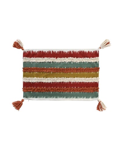 Fodera Cuscino DKD Home Decor Righe Multicolore, 60x40cm