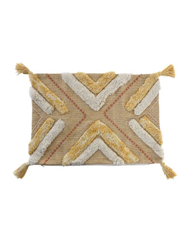 Kissenbezug DKD Home Decor Gelb, 60x40 cm, Elegantes Wohnaccessoire
