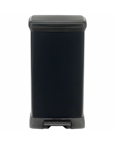 Cubo de basura Curver Negro 50 L