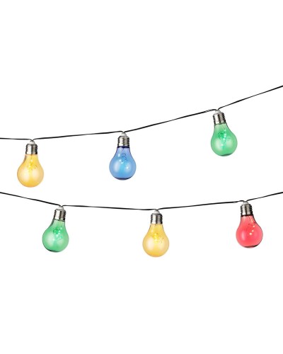 Ghirlanda di Luci LED Lumineo Nero Multicolore Bianco Caldo 4,5 m LED RGB 10