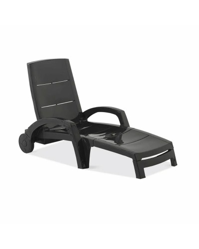 Chaise longue Shaf Ocean Anthracite 100 x 74 x 42 cm