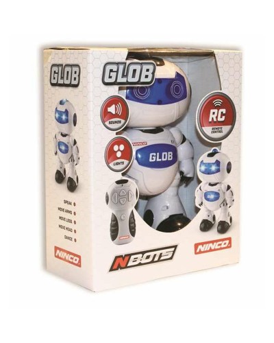 Robotti Chicos Glob 24 x 17 cm EN