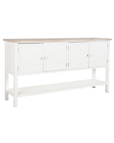 DKD Home Decor Aparador de Madera Blanco Abeto (160 x 40 x 86 cm)
