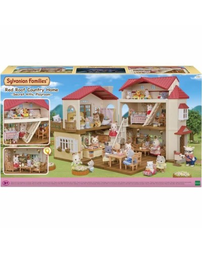 Playset Sylvanian Families Red Roof Country Home Doll's House Rabbit