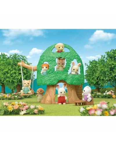 Figurine d’action Sylvanian Families The Hut and Baby Ecureuil Roux
