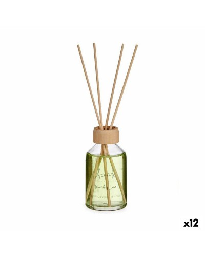 Bâtonnets Parfumés Citron Vert et Thé Vert 50ml (Lot de 12) - Rafraîchissants et Revitalisants
