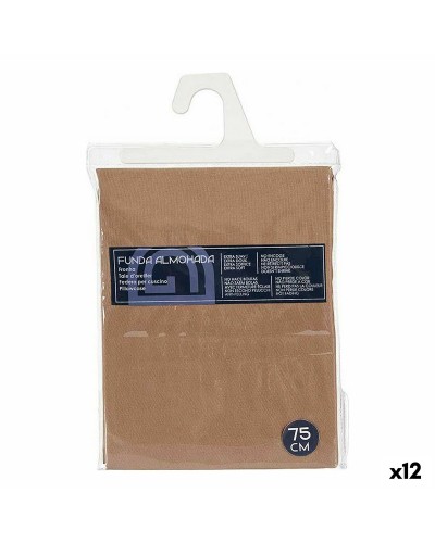Funda de Almohada Suave y Cómoda Marrón [45 x 0,2 x 70 cm] (Paquete de 12)

