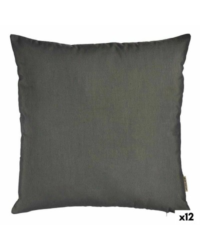 Housses de Coussin Anthracite 60x60 cm (12 Pièces) - Tissu Doux et Durable
