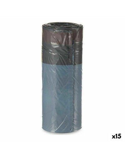 Müllbeutel Automatisch Zitrus 30L Grau Polyethylen | 15er Pack
