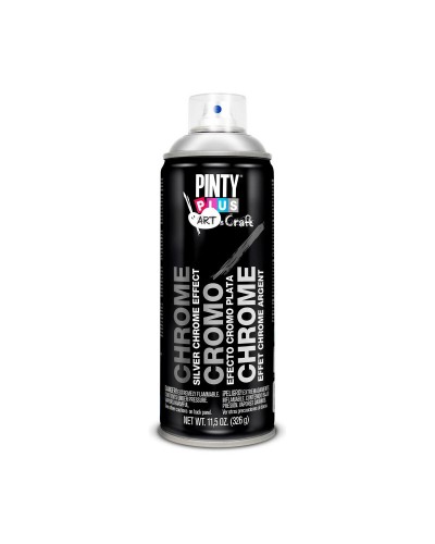 Pintyplus Art & Craft C150 Spray Chrome Argenté | 400 ml | Peinture Métallique
