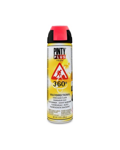 Sprühfarbe Rot 360° Pintyplus Tech T107 500 ml
