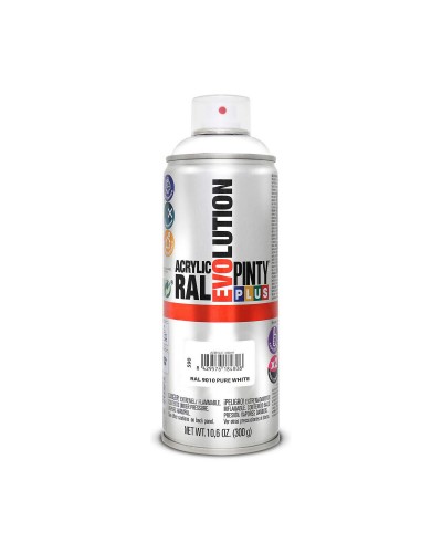 Spraymaali Pintyplus Evolution RAL 9010 400 ml Pure White
