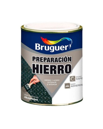 Bruguer Preparatore Ferro Asciugatura Rapida, Stampa Grigio 750 ml
