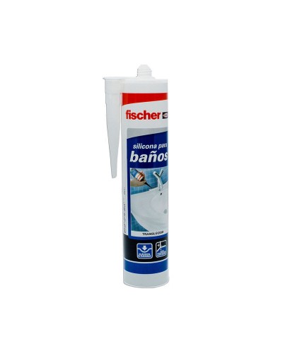 Silicone Fischer Trasparente per Bagni | Impermeabilizzante e Sigillante | 300 ml