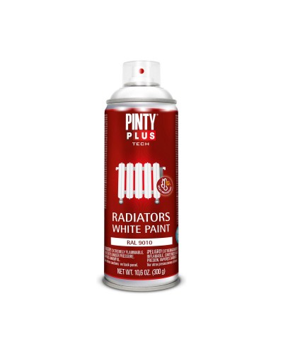 Pintyplus Tech Pintura en Spray RAL 9010 Blanco Radiador 400 ml
