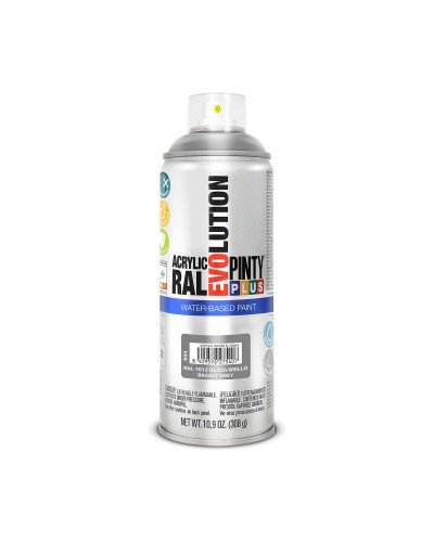 Sprayverf Pintyplus Evolution RAL  7012 400 ml Waterbasis Basalt Grey