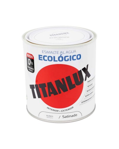 Akryllack Titanlux 01t056614 Ekologisk 250 ml Vit Satinfinish