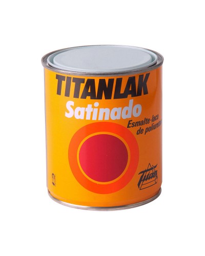 Syntetisk emaljfärg Titanlux Titanlak 11140038 Lack Vit Satinfinish 375 ml