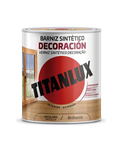 Synthetische vernis Titanlux m10100014 250 ml Kleurloos