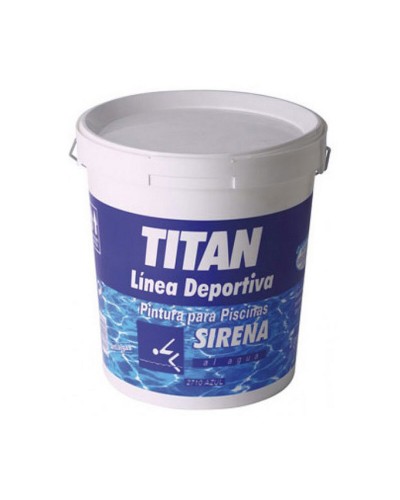 Acrylverf Titan Sirena 183271004 Blauw Zwembad Mat 4 L