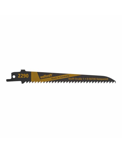 Wolfcraft Saw Blade 150 mm - 2 Units - Fast and Precise Cutting for Wood and Plastic Materials
