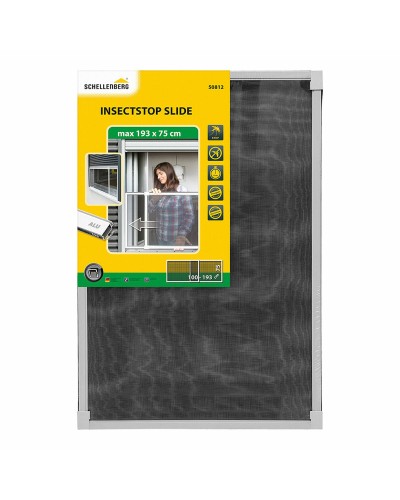 Moustiquaire Schellenberg blanche, en aluminium extensible, 75 x 100 cm
