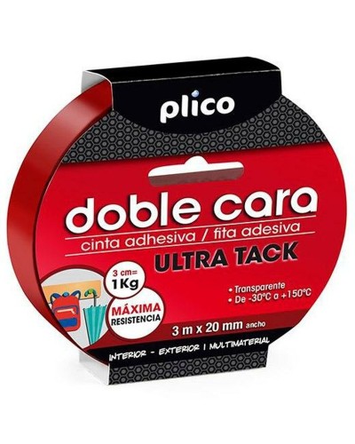 Nastro biadesivo PLICO Ultra Tack Trasparente per montaggi pesanti