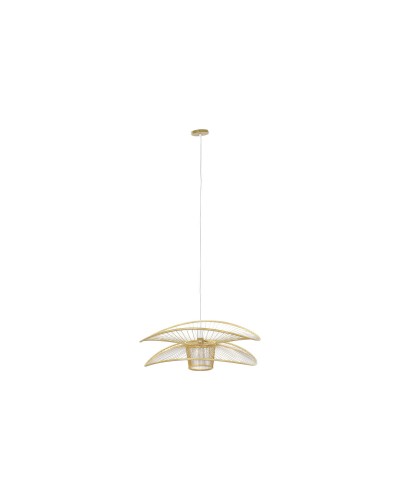 Suspension DKD Home Decor Naturel Bambou 50 W 80 x 80 x 29 cm