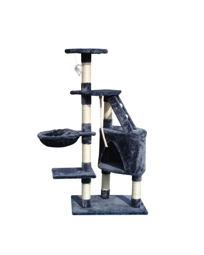 Árbol rascador para gatos Gloria Sinu Gris 7,5 cm 55 x 40 x 120 cm