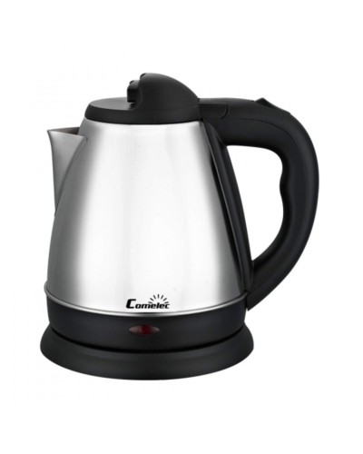 Bouilloire COMELEC D227990 1,2 L 1600W Blanc Noir Noir/Argenté Argenté Acier inoxydable 1200 W 1600 W 1 L