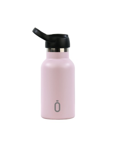 Thermosflasche Safta Rosa empolvado Rosa Silikon Edelstahl