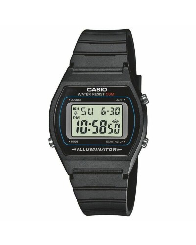 Horloge Uniseks Casio W-202-1AVEF Digitaal Zwart